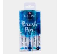 Talens Ecoline 5 brush pens "Blue"