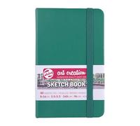 Talens Japan T9314-331M 452140 Art Creation - Cuaderno de dibujo (9 x 14 cm), color verde bosque