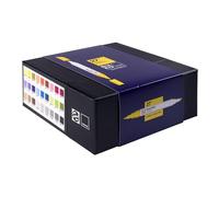 Talens | Pantone Marker Set de 27 | Rotulador Doble Punta con Punta de Pincel y Cincel | Tinta Pigmentada a Base de Agua en Colores Pantone