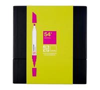 Talens | Pantone Marker Set de 54 Additional | Rotulador Doble Punta con Punta de Pincel y Cincel | Tinta Pigmentada a Base de Agua en Colores Pantone