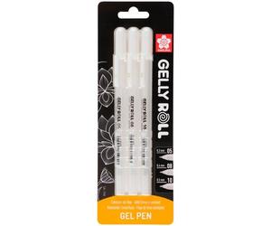 Talens sakura blister de 3 bolígrafos gelly roll 05/08/10 gel brillan