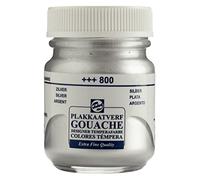 Talens Témpera Calidad Extra Fina - 50 ml Plata 800 - Pintura artística de alto pigmento y acabado mate