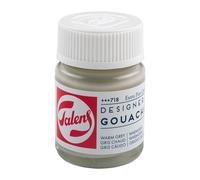 Talens Témpera Calidad Extrafina - Gris cálido 718 - Frasco de 16 ml - Pintura de acabado mate altamente pigmentada