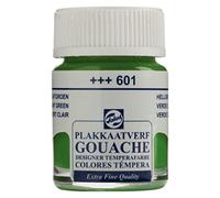 Talens Témpera Calidad Extrafina - Verde claro 601 - Frasco de 16 ml - Acabado mate muy pigmentado - Consistencia suave - Ideal para artistas y diseñadores