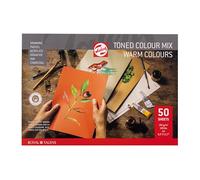 Talens Toned Colour Block Warm - Bloc de notas (A4, 50 hojas, 180 g/m²)