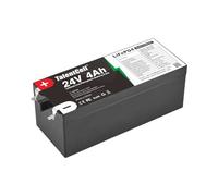 TalentCell Batería recargable LiFePO4 de 24 V 4 Ah, 25,6 V, 96 Wh, batería de fosfato de hierro-litio