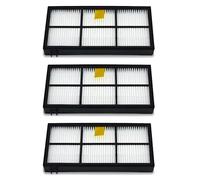 TALENTEC home | 3x Filtro HEPA Repuesto Compatible con iRobot. Para Roomba series 800 y 900 | Modelos: 800, 860, 866, 870, 871, 876, 880, 886, 890, 900, 960 | Plástico ABS | Blanco y Negro