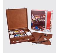 Talentos Colores acrílicos VAN GOGH caja de madera con 14 tubos 40 ml y accesorios