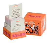 TALES 150 tarjetas de conversación, edición para adolescentes, divertido juego rompehielos para adolescentes, perfecto para fiestas, escuela, fiestas de pijamas y noches de juego, regalos y reuniones