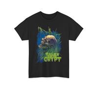 Tales from The Crypt T-Shirt Horror Movie Lover Gift Spooky Vintage tee Black Black