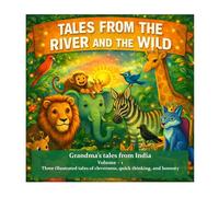 Tales from the River and the Wild: Three illustrated tales of cleverness, quick thinking, and honesty (Grandma's tales from India)