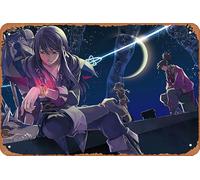 Tales Of Vesperia Tales Of Anime - Póster decorativo de pared para el hogar, letrero de metal retro, 20,3 x 30,5 cm