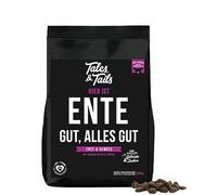 Tales&Tails - Alimento suave sin cereales para perros, pescado o carne como única fuente de proteína animal, lista corta de ingredientes, sin azúcar, sin aditivos (pato, 1,5 kg (1 unidad)