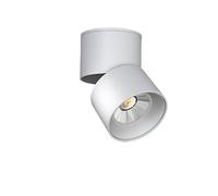 TaleTre. Foco COB montado Foco de techo interior LED de 15 W ajustable 360° - Luz blanca cálida LED 3000 K/Luz empotrable de techo blanca fría 6000 K - Lámpara de pared de aluminio/Lámpara girator