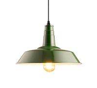 TaleTre Lámpara de araña de estilo industrial con base E27 - Lámpara de metal ajustable para el hogar, restaurantes y cafeterías (Amarillo, 26 cm)(Green,26cm)