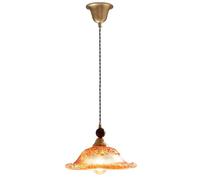 TaleTre Lámpara de vidrio vintage - Lámpara de techo artística para pasillo, isla de cocina, comedor, sala de estar y dormitorio (naranja)(Orange)