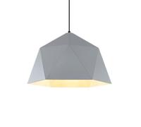TaleTre Lámpara industrial multicolor: lámpara de suspensión de metal ajustable para cocina, comedor, bar y más (blanco 46 cm, naranja 25 cm)(A Gray,25cm)
