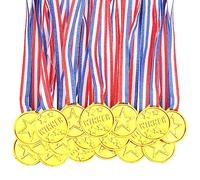 talifoca 18 Medallas de Ganador de Oro,Medallas de Plastico Medallas Niños Deportivas Medallas,medallas de Oro para niños,Medallas de Ganador de PláStico Dorado para Niños,Medallas para Niños