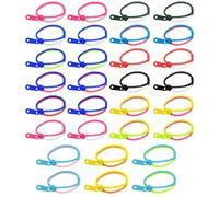 talifoca 30 pulseras con cremallera de colores mezclados, Pulseras de fiesta,Pulseras con cremallera,Pulseras de amistad para niños con cremallera Gadgets de fiesta Pulseras de cumpleaños para niños