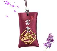 Talismán chino clásico, bolsa de sal espiritual para dinero, esperanza de una vida mejor, collar budista espiritual de China para estudio, oficina, cajón, au
