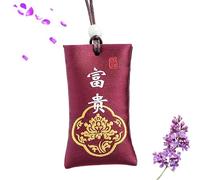 Talismán chino clásico, bolsa de sal espiritual para dinero, esperanza de una vida mejor | Diseño clásico para esperanza y protección, ideal para armario, coche, estudio, oficinas