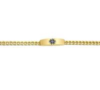 TALISMAN JEWELLERY Pulsera cadena ajustable de Acero 316L Chapado Oro 18K PVD - Eguzkilore, Flor del Sol, Flor Vasca (38 mm x 11 mm pieza / 17,5 cm + 4 cm de extensión)