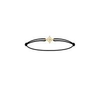 TALISMAN JEWELLERY Pulsera cordón Chapado en Oro 18K (3 micras) y Circonita Cúbica - Nudo de Bruja (11,20 mm pieza)