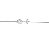 TALISMAN JEWELLERY Pulsera de Plata 925 y Circonita Blanca con Cadena Ajustable - Lauburu, Cruz Vasca (7 mm de pieza / 15 cm de cadena + 4 cm de extensión)