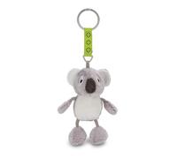 Talisminis 62688 - Llavero Koala, 7 cm, Gris, Colgante de Peluche con Anilla para cordón, Llavero o Llaves,Amuleto para Bolso con Mensaje