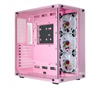 Talius Cronos Orchid RGB Cristal Templado USB 3.0 Rosa