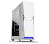 TALIUS Caja Gaming. PC de Juego de Torre ATX. Estilo Tal (Tal-XENTINEL Wht)