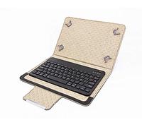 Talius Funda Universal para Tablet de 10" CV-3007.Funda Protectora.Teclado Bluetooth magnético, Costuras Resistentes y Cierre imantado. Compatible con Android, Windows e iOS.