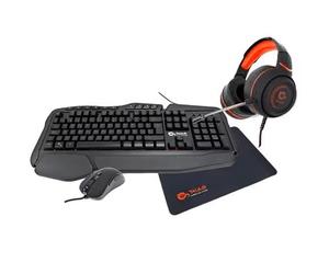 Talius Gaming Kit V2 Combo Gaming Kit 4 en 1 de Tecladdo, Ratón, Auriculares y Alfombrilla.