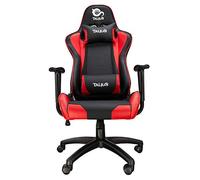 Talius Gecko V2 - Silla Gaming Roja y Negra con Cuero, Ergonomía, Basculante, Alta Densidad y Nylon (Red)