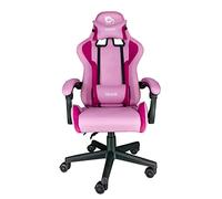 Talius Hornet Silla Gaming Profesional Tela Transpirable, Brazos fijos, Butterfly, Base PVC, Ruedas 60mm, Gas Clase 4 (Rosa)