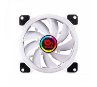 Talius Iris Spectrum ARGB/Cronos ventiladores 120 mm. Efectos de barrido, pulso, espiral. Doble Aro led. Conexión 6 pines. (1 FAN WHITE)
