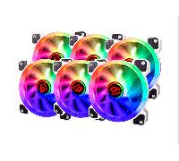 TALIUS IRIS SPECTRUM ARGB/CRONOS -KIT DE 6 VENTILADORES 120 MM COLOR BLANCO