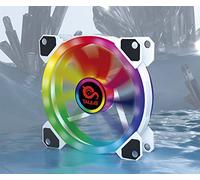 Talius Iris Spectrum ARGB/Cronos ventiladores 120 mm. Efectos de barrido, pulso, espiral. Doble Aro led. Conexión 6 pines. (1 FAN WHITE)