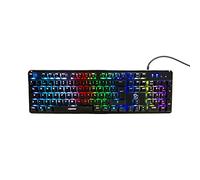 Talius Kimera Teclado Gaming numérico Retroiluminado con Interruptores Mecánicos RGB Modo Juego, Teclas Anti-Ghosting, Disposición QWERTY Español - Negro