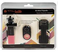 TALIUS kit trípode selfie TAL-TRI01 Bluetooth rosa