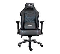 Talius MAMUT - Silla Gaming XXL, Ergonómica, Basculante, Reposabrazos 4D, Espuma Alta Densidad, Base Metal, Ruedas Nylon, Diseño Azul, hasta 170 kg (Azul)