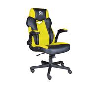 TALIUS SILLA CRAB GAMING negr/amarill, brazos abatibles, butterfly, ruedas nylon, piston clase 4