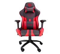 Talius silla viper gaming black/red, 4d, butterfly, base metal, ruedas