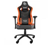 Talius silla vulture gaming negra/naranja butterfly, base nylon, rueda