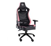 TALIUS - silla Vulture gaming negra/rosa butterfly, base nylon, ruedas nylon