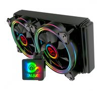 Talius Skadi - Refrigerador líquido para pc RGB. Ventilador para CPU Compatible con Intel-AMD - Ventilador 240mm (2 Ventiladores)