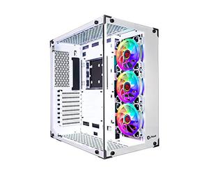 TaliusPC Ordenador Gaming Good Game Cronos Intel Core I3 10100F/ RAM 16GB RGB/Disco Duro 240GB SSD/VGA 730 2GB/ Refrigeracion Liquida Skadi 120 RGB (Blanco)