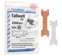 Taliwell Tiras Nasales 200 Pcs Talla M medianas, Antironquidos, Tiras Nariz Respirar Mejor, Tiritas Nasales Ronquidos Deportivas Roncar