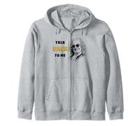 Talk Bach To Me Divertido Juego de Palabras de música clásica Sudadera con Capucha