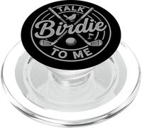 Talk Birdie to Me, Divertido diseño de Humor de Golf, Dicho para Amantes del Golf PopSockets PopGrip para MagSafe